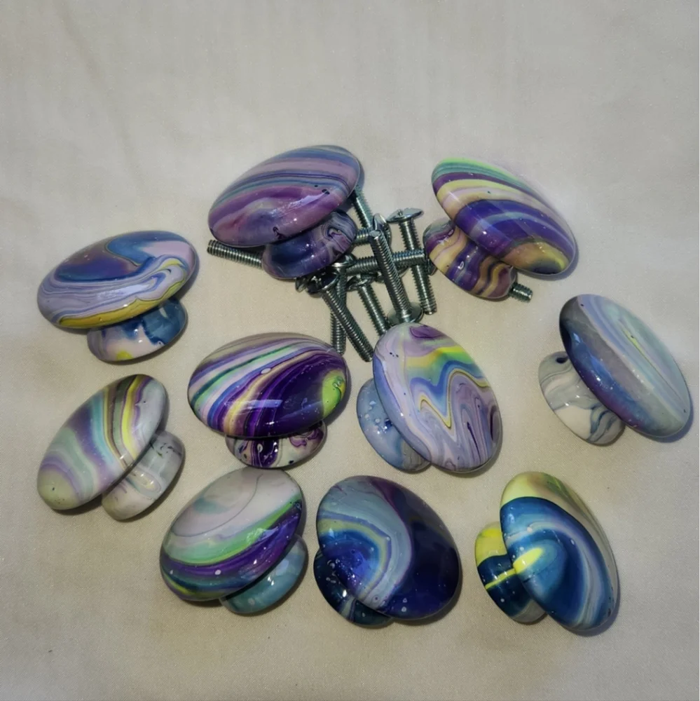 Hand Crafted Cabinet Kitchen Knobs Door Dresser Pulls Furniture Bathroom Nursery